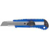 Нож технический пластиковый 18 мм, вращающийся прижим (10196М)