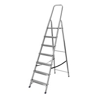 Стремянка, 7 ступеней, алюминиевая, Сибртех (97717)