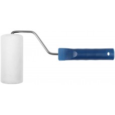 Валик велюровый, диаметр 40/48 мм, бюгель 6 мм, ворс 4 мм, белый, 100 мм (02131)