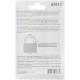 Замок навесной, корпус из алюминиевого сплава 72х48 мм, стальная дужка 13 мм (67017)
