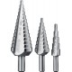 Набор ступенчатых сверл 4–30 мм, 3 шт, сталь Р6М5 ЗУБР Профессионал 29670-4-30-H3_z01