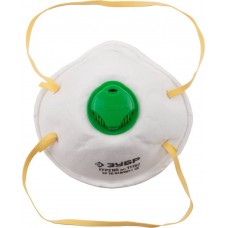 Полумаска фильтрующая коническая с клапаном выдоха класс защиты FFP2 ПФК-95 ЗУБР 11162