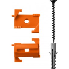 Набор СКШМ в комплекте с дюбелем и саморезом ВИНТ-Н25, 25 шт ЗУБР 30955-Н25