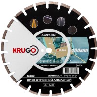 Диск алмазный для асфальта, лазерная сварка 400x25.4x40x3.6x10/17mm KRUGO (LAB16A)
