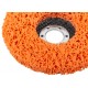 Диск зачистной полимерный 125 мм, оранжевый, очень жесткий (39637М)