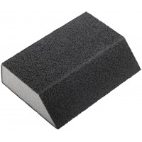 Губка шлифовальная угловая, алюминий-оксидная, 100х70х25 мм, средняя жесткость Р 360 (38376)