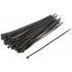 Хомуты нейлоновые, черные д/проводов 100 шт., 200x3,6 мм (60393)