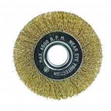 Кордщётка дисковая (латунированная сталь 0.3 мм, диаметр 100 мм, посадка 22.23 мм) BERGER BG1733