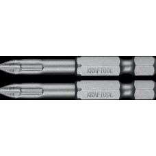 Торсионные биты X-Drive PH2, 50 мм, 2 шт KRAFTOOL 26121-2-50-2