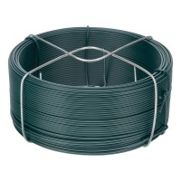 Проволока с ПВХ покрытием, зеленая 1.2 мм, длина 50 м Сибртех (47771)