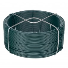 Проволока с ПВХ покрытием, зеленая 1.2 мм, длина 50 м Сибртех (47771)