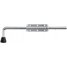 Засов пружинный накладной, круглый ригель, 350 мм (66699)