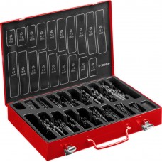 Набор сверл по металлу 370 шт, 1–10 мм, сталь Р4М2, класс В, металлический бокс ЗУБР 29605-H370  