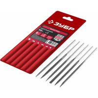 Набор надфилей 6 шт 140 мм в чехле ЗУБР 1605-H6