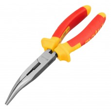 Длинногубцы изогнутые Insulated, 200 мм, двухкомпонентные рукоятки Matrix Professional (17474)