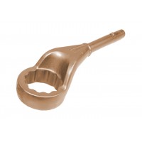 Ключ накидной односторонний 65 мм усиленный омеднение HORTZ