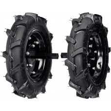 Колеса пневматические с осями для мотоблоков STEHER 4.00-10 2 шт. 777106-1  