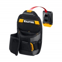 Сумка поясная 170 х 260 мм с быстросъёмным креплением FastClip KP-8 KRAFTOOL 38776