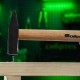 Молоток слесарный 800 г, квадратный боек, деревянная рукоятка Сибртех