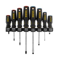 Набор отверток на полке, 8 шт., PH+SL, S2, 3к рукоятка Denzel (122137)