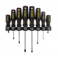 Набор отверток на полке, 8 шт., PH+SL, S2, 3к рукоятка Denzel (122137)
