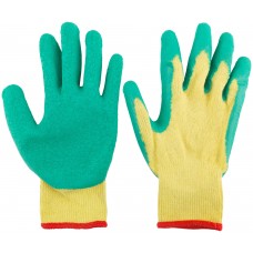Перчатки х/б со вспененным латексным покрытием 10