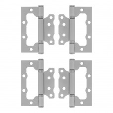 Петля накладная ПНУ-100, белая, 4 шт, (Металлист) (91565)