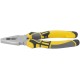 Плоскогубцы комбинированные Смарт, трехцветные прорезиненные ручки, никелевое покрытие 200 мм (50665)