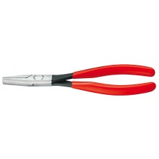 Плоскогубцы монтажные, плоские губки 33 мм, длина 200 мм, фосфатированные, обливные ручки (KN-2801200)