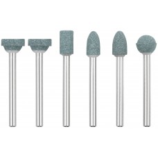 Шарошки силиконово-карбидные, мини, набор 6 шт. (36925)