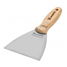 Шпательная лопатка из нержавеющей стали, 100 мм, буковая рукоятка, EFP Matrix (85617)
