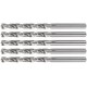 Сверла по металлу HSS шлифованные, угол заточки 135°, 6,5 x 101 мм (5 шт.) (35698М)