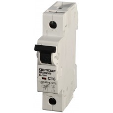 Автоматический выключатель ВА-100П, 1P, 63А, C, 10кА, Премиум СВЕТОЗАР SV-49031-63-C