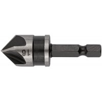 Зенкер конический, легированная сталь, хвостовик под биту, 16 мм (36446)