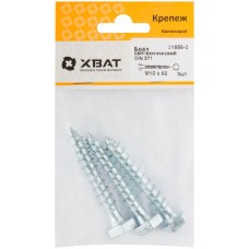 Болт сантехнический 10х60 мм DIN 571, 3 шт 31666-3