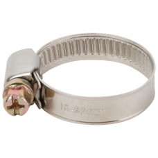 Хомут обжимной (нержавеющая сталь со сваркой) 16-32 мм (64277)