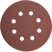 Круг шлифовальный универсальный MASTER 125 мм, 8 отверстий, Р80, 5 шт STAYER 35452-125-080