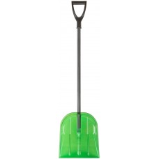 Лопата для уборки снега Профи поликарбонатная, алюминиевый черенок, малая 340х385х1350 мм (68113)