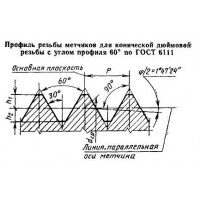 Метчик К 3/8