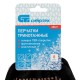 Перчатки трикотажные, акрил, ПВХ гель, Протектор, черны, оверлок Сибртех (68661)
