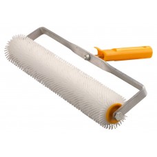 Валик игольчатый для наливных полов 75 х 400 мм, бюгель 8 мм, пластмассовые иглы, в сборе STAYER Professional 03951-40