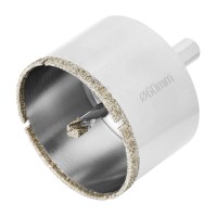 Сверло алмазное по керамограниту, 60 х 67 мм, трехгранный хвостовик Matrix (726603)