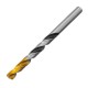 Сверло спиральное по металлу 8 x 117мм, Р6М5, Golden Tip, многогранная заточка Denzel (718282)