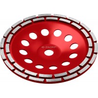 Чашка шлифовальная алмазная двухрядная d 230 мм ЗУБР 33376-230