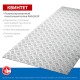 Лист алюминиевый рифлёный Квинтет 600 x 1200 x 1.5 мм ЗУБР Профессионал 53830