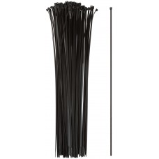 Хомуты нейлоновые для проводов, черные 100 шт., 4,8х500 мм (60360)