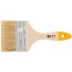 Кисть флейцевая Стандарт-Плюс, натур.светлая щетина, деревянная ручка 4 (100 мм) (01048)
