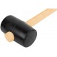 Киянка резиновая, деревянная ручка 55 мм ( 400 гр )
