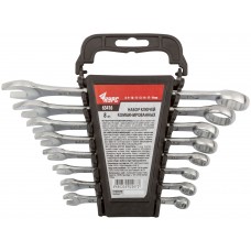 Ключи комбинированные в пластиковом держателе, набор 8 шт. ( 8-19 мм ) (63416)