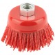 Корщетка-чашка нейлоновая, гайка М14, Профи 65 мм (38796)